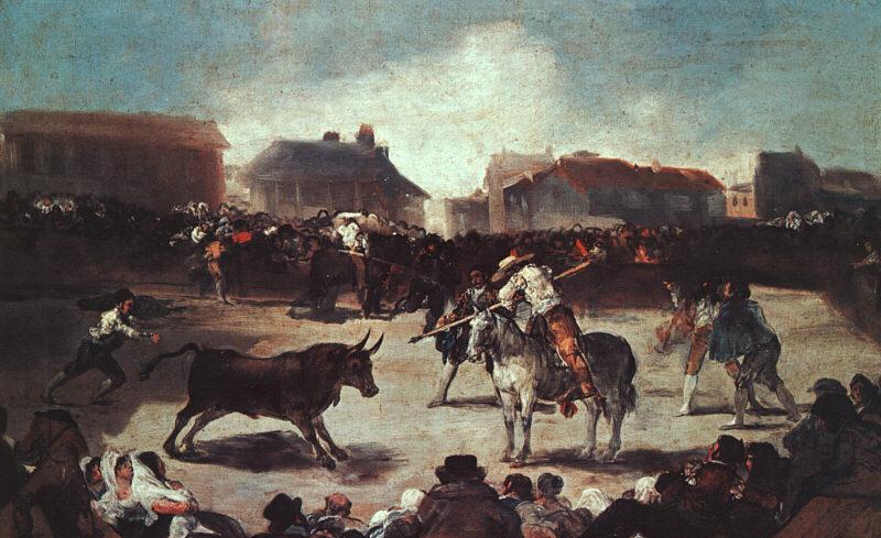 Francisco de Goya Village Bullfight Germany oil painting art